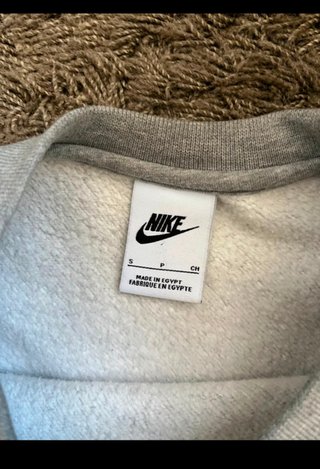 Conjunto chándal Nike gris logo rojo