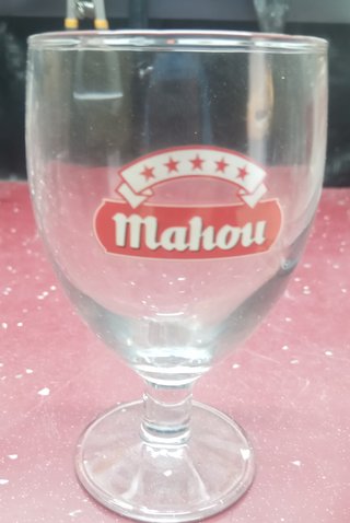 12 Copas Mahou 5 Estrellas Vidrio Tensionado