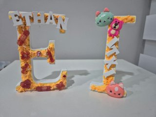 Letras decorativas ETHAN e ITXI