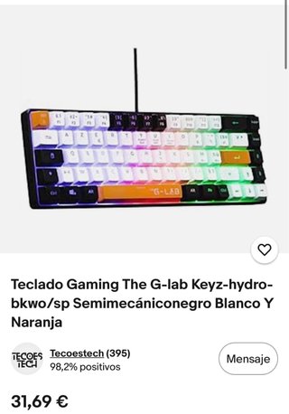 Pack Gaming:  Teclado y Ratón RGB,webcam