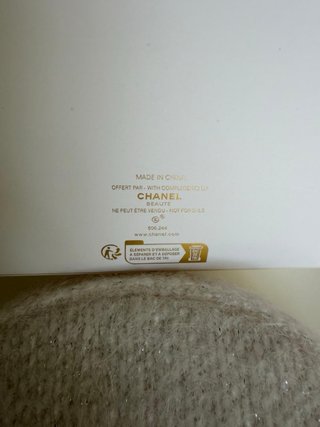 Neceser Chanel Blanco