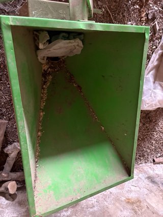 Máquina peladora de almendras para tractor