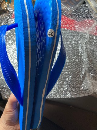Chanclas azules talla 40