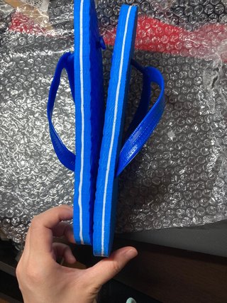 Chanclas azules talla 40