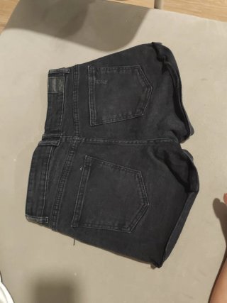 Pantalones cortos vaqueros negros
