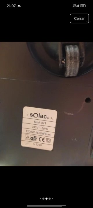Aspiradora Solac Mod 871