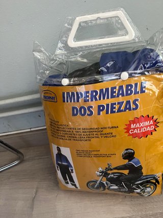 Chubasquero moto impermeable 2 piezas