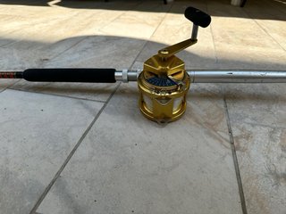 Caña curricán SERT Pacific 30 lb + carrete Everol
