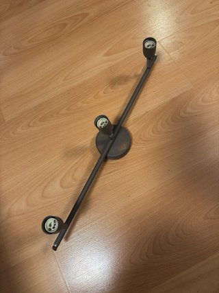 Lámpara de techo 60cm 3 focos