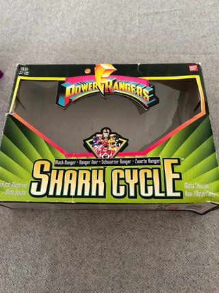 Power Rangers Shark Cycle con Figura