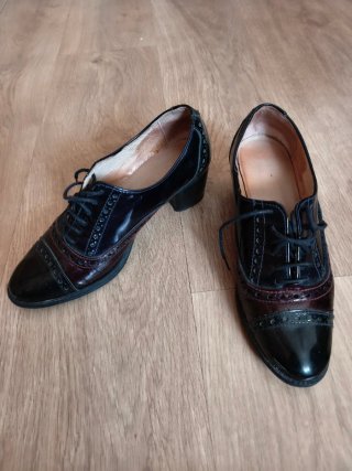 Zapatos Dchicas piel mujer cordones