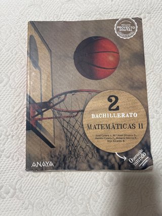 Matemáticas II. 2o de Bachillerato