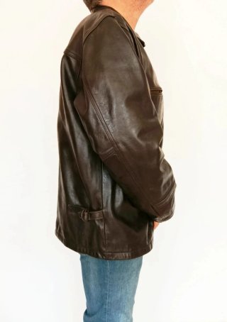 Chaquetón cuero auténtico Redskins XL Medidas indi