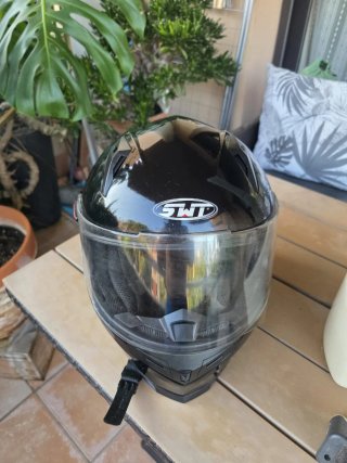 Casco integral negro SW