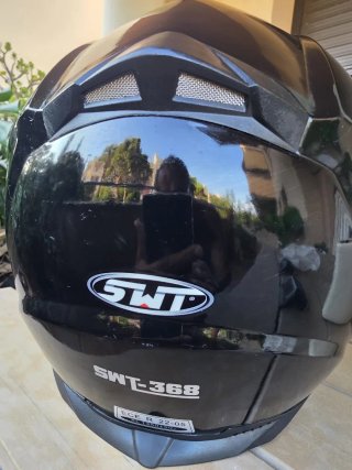 Casco integral negro SW