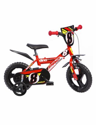 Bicicleta infantil roja PRO CROSS 12 pulgadas
