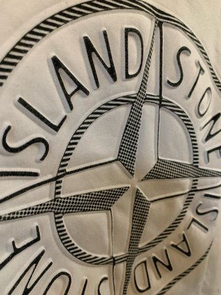 Camiseta Stone Island Blanca Talla M
