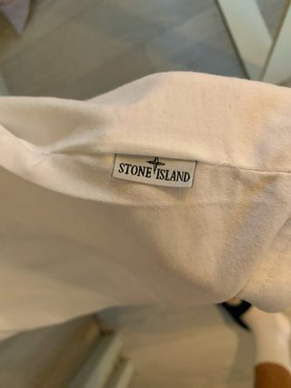 Camiseta Stone Island Blanca Talla M