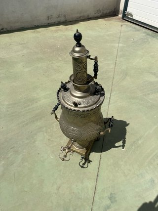 Samovar antiguo decorado