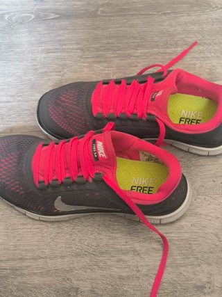 Zapatillas Nike Free 3.0 Gris y Rosa