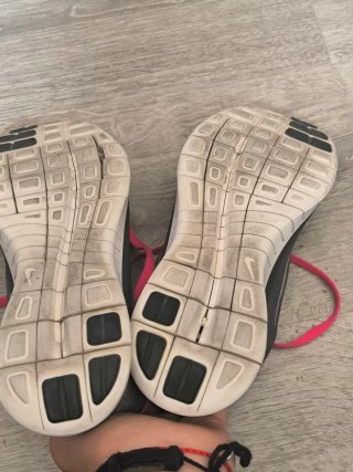 Zapatillas Nike Free 3.0 Gris y Rosa