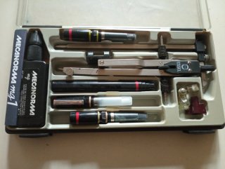 Conjunto Compás ESSEL Fullset  Y de rotring vintag