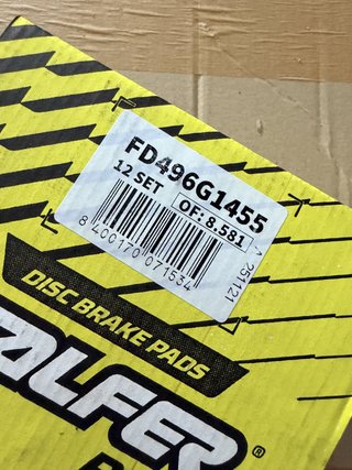 Caja 12 Pastillas Galfer FD496G1455 Ultegra XT