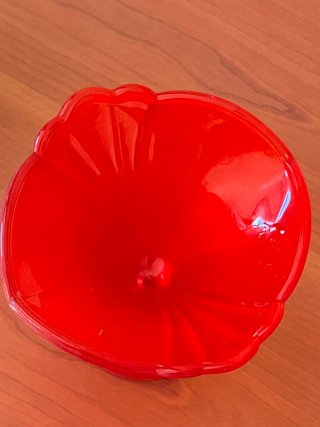 Juego de 6 copas tulipán de helado vintage