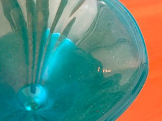 Juego de 6 copas tulipán de helado vintage
