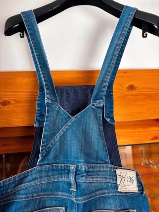 Meltin'Pot peto vaquero corto talla S azul
