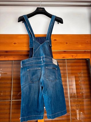 Meltin'Pot peto vaquero corto talla S azul