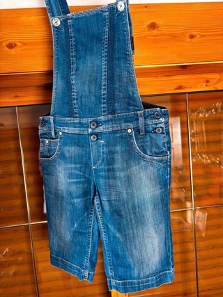 Meltin'Pot peto vaquero corto talla S azul