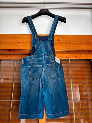 Meltin'Pot peto vaquero corto talla S azul