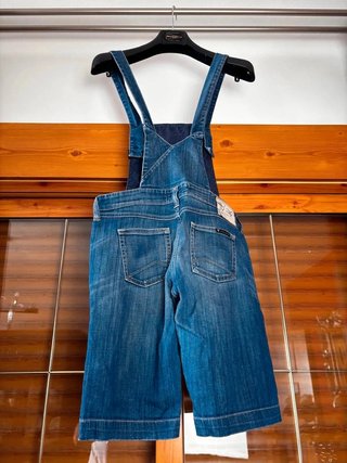 Meltin'Pot peto vaquero corto talla S azul