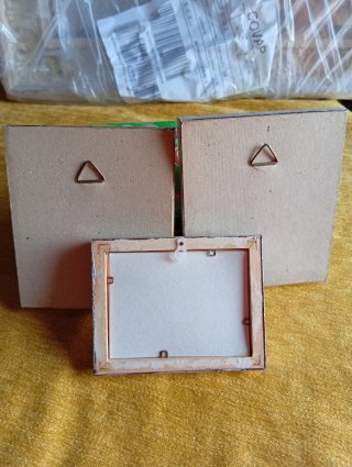 Lote 3 cuadros pan de plata