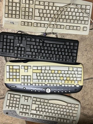 Lote Teclados Ordenador Antiguos