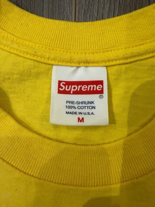 Camiseta Supreme Amarilla