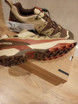 Salomon Botas de trekking beige y marrón