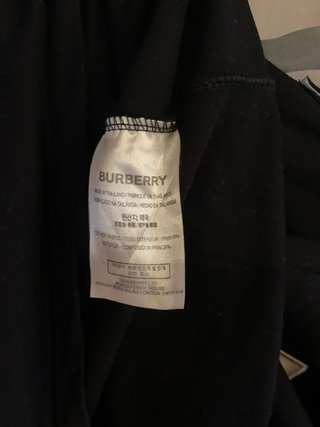 Camiseta Burberry Negra Talla S