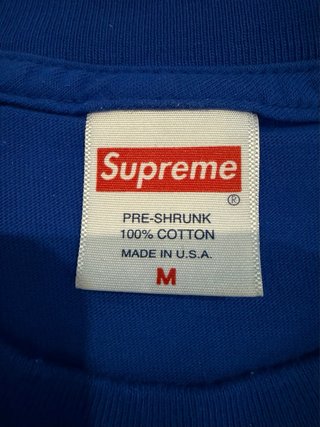 Camiseta Supreme x Thrasher Azul