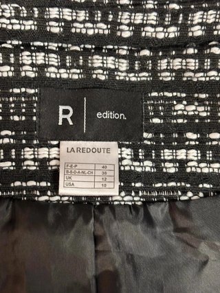 Chaqueta R Edition La Redoute blanco y negro