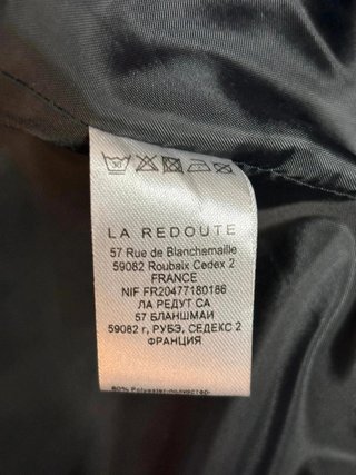 Chaqueta R Edition La Redoute blanco y negro