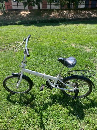 Bicicleta Plegable Blanca 20