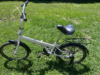 Bicicleta Plegable Blanca 20