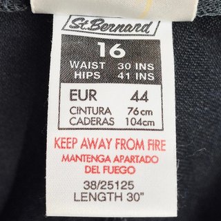 Pantalón vestir gris talla 44 elegante