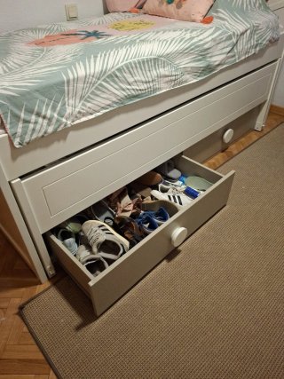 Cama nido individual con cajones