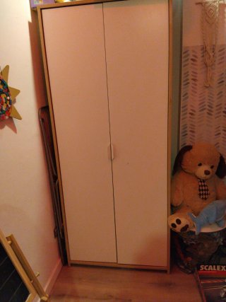 Armario Ikea Blanco y Madera