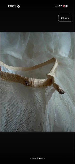 Sottogonna Tulle Vintage Bianca XS