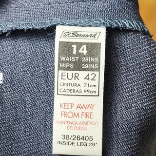 Pantalón vestir mujer gris oscuro talla 42 elegant