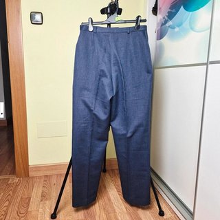 Pantalón vestir mujer gris oscuro talla 42 elegant